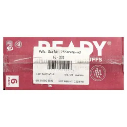 Ready, Protein Puffs, розовая гималайская морская соль, 6 пакетиков по 88 г (3,1 унции)