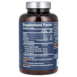 Vthrive, Рыбий жир с омега-3 премиального качества, 120 мягких таблеток