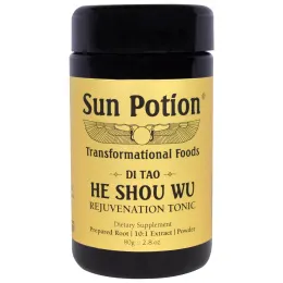 Sun Potion, Порошок He Shou Wu, Обработка в сыром виде, 2,8 унции (80 г)