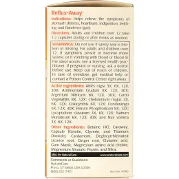 NaturalCare, Reflux-Away, 60 капсул