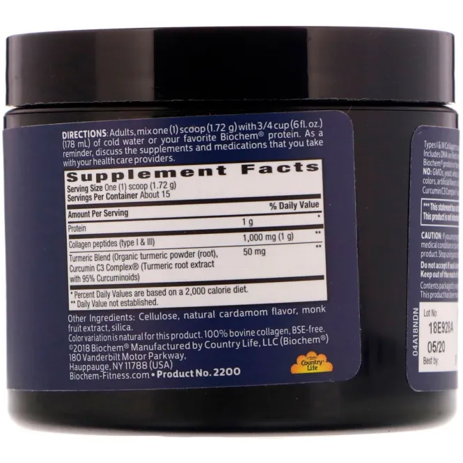 Biochem, Усилитель пептидов коллагена, 0,91 унц. (25,8 г)