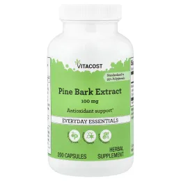 Vitacost, Pine Bark Extract, 100 mg, 200 Capsules