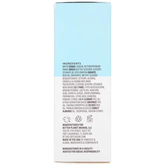 Acure, Incredibly Clear Charcoal Lemonade Mask, 1.7 fl oz (50 ml)