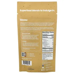 Blume, латте с суперфудами, соленая карамель, без кофеина, 100 г (3,5 унции)