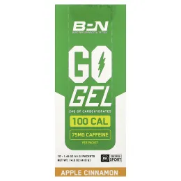 BPN, Go Gel, яблоко и корица, 10 пакетиков по 41 г (1,45 унции)