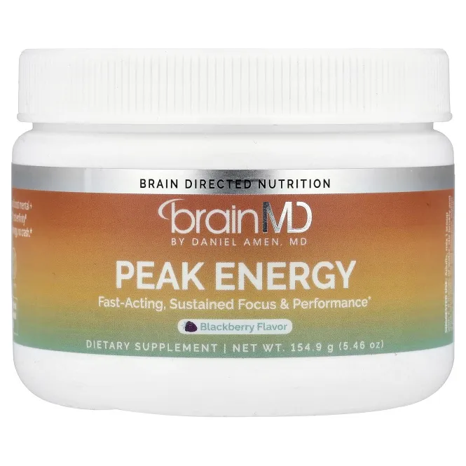 BrainMD, Peak Energy, ежевика, 154,9 г (5,46 унции)