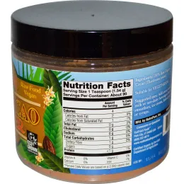 FunFresh Foods, Органический, сырой какао-порошок, 5 унций (140 г)
