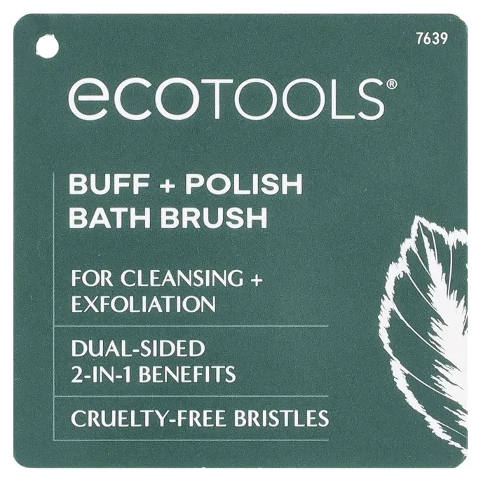 EcoTools, Buff + Polish Bath Brush, 1 шт.