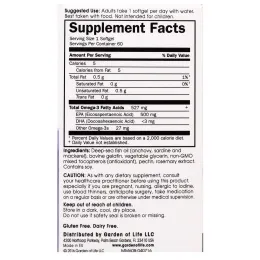 Minami Nutrition, Суперкритикал Муд, рыбий жир Омега-3, 500 мг, 60 капсул