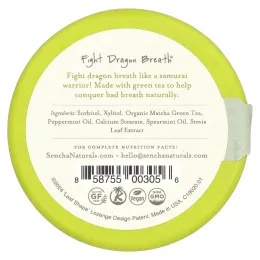 Sencha Naturals, Мятные леденцы с зеленым чаем, марокканские мятные леденцы, 1,2 унции (35 г)