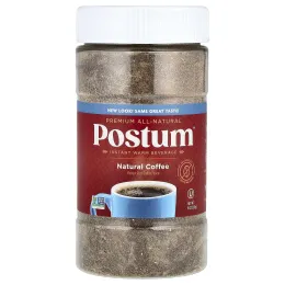 Postum, Теплый напиток быстрого приготовления, натуральный кофе, без кофеина, 227 г (8 унций)