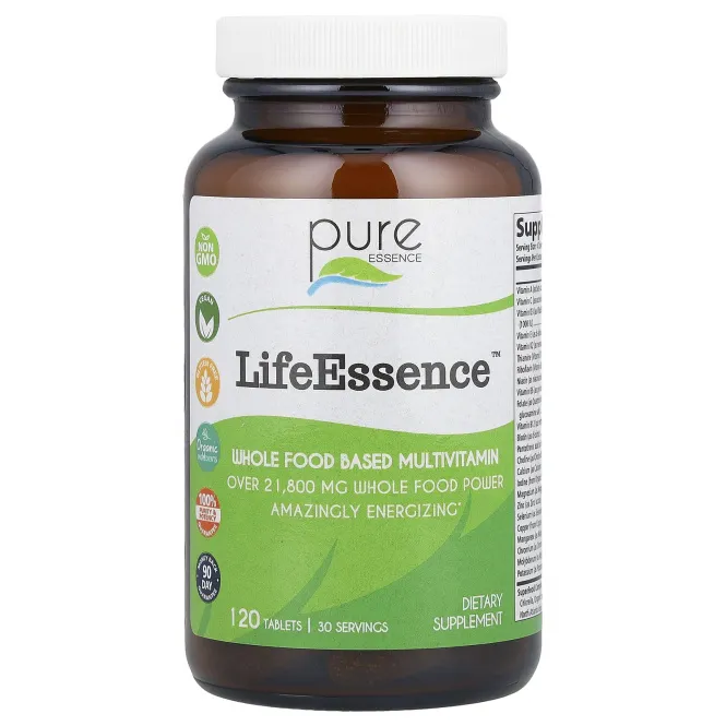 Pure Essence, LifeEssence, Мультивитамины & минералы, 120 таблеток