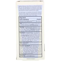 Neutrogena, Healthy Defense, дневное увлажняющее средство с солнцезащитным кремом, фактор защиты от солнца 50 широкого спектра действия, 1,7 ж. унц. (50 мл)