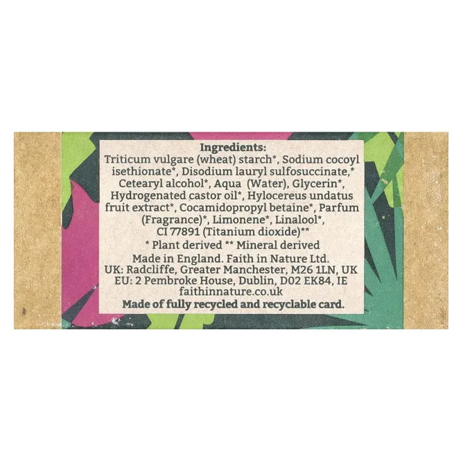 Faith in Nature, Шампунь, драконий фрукт, 85 г (3 унции)