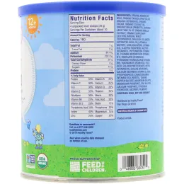 Healthy Times, Органический продукт, Формула для младенцев, Возраст 12 месяцев и старше, 12,7 унц. (360 г)