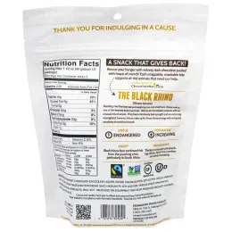 Endangered Species Chocolate, Chocolate Bark, Ириска из Темного Шоколада и Соленого Фундука, 4,7 унций (133 г)