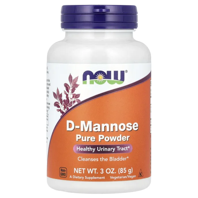 Now Foods, Порошок D-маннозы, 85 г (3 oz)