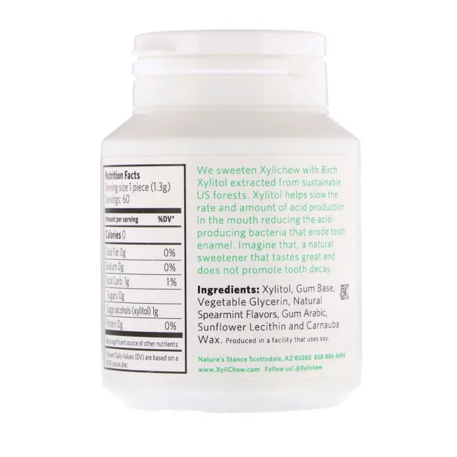 Xylichew, Spearmint, 60 Pieces, 2.75 oz (78 g)