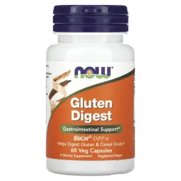 Now Foods, Gluten Digest, 60 растительных капсул