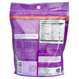 Adora, Добавка с кальцием, с натуральным темным шоколадом, 30 дисков