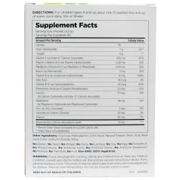 American Health, Эстер-C Кидстикс Растворимый напиток на каждый день, Со вкусом тропических фруктов, 30 пакетов с порошком, 9.2 г (0.32 унции) каждый