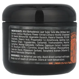 MaryAnn Organics, Hot-Cream, средство для массажа и согревающих тренировок, 4 жидк. унц.