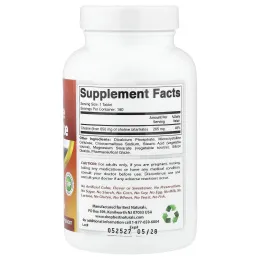 Best Naturals, битартрат холина, 650 мг, 180 таблеток