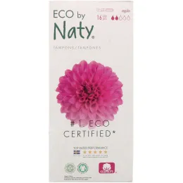 Naty, Тампоны с аппликатором, стандартные, эко, 16 шт.