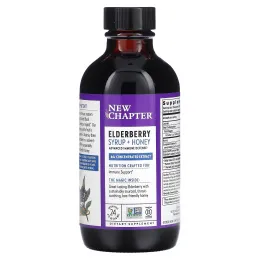 New Chapter, Сироп из бузины с медом, 118 мл (4 жидк. унц.)