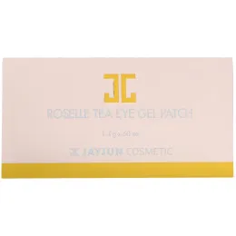 Jayjun Cosmetic, Гелевый патч для глаз с чаем каркадэ, 60 патчей, по 1,4 г каждый