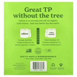 Caboo, Tree Free TP, 4 двойных ролика
