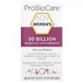 ProBioCare, Пробиотики для женщин с пребиотиками, 50 млрд, 60 растительных капсул