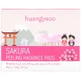 Huangjisoo, Sakura, Peeling Radiance Pads, 60 Pads, 7.76 fl oz (220 g)