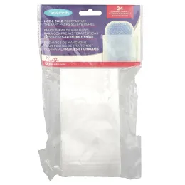 Lansinoh, Пакетики для горячей и холодной послеродовой терапии, сменный рукав, 24 одноразовых рукава