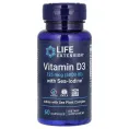 Life Extension, Vitamin D3 with Sea-Iodine, 5000 МЕ, 60 Capsules