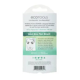 EcoTools, Очищающая губка для чувствительной кожи лица, 1 губка
