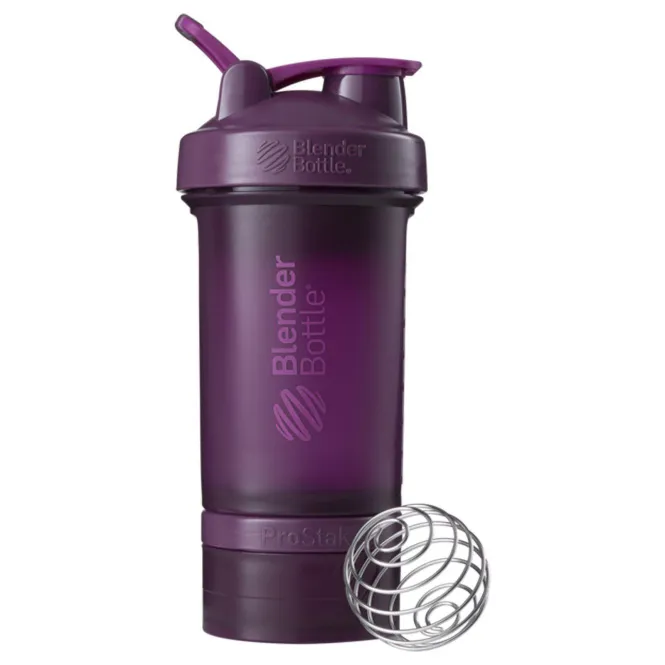 Blender Bottle, Бутылка-блендер BlenderBottle, ProStak, сливовая, 22 унции