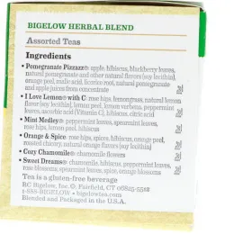 Bigelow, Ассорти из чаев, 18 чайных пакетиков, 1,03 унц. (29 г)