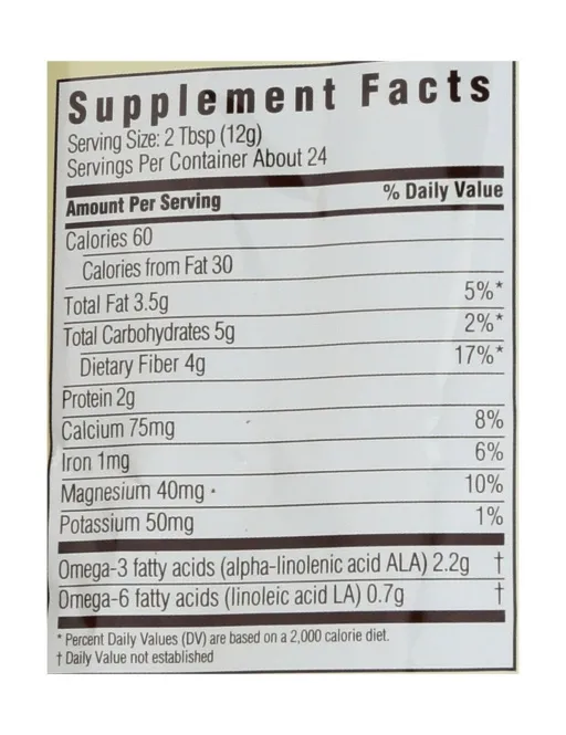 Spectrum, Органическое измельченное семя Чиа 10 унций