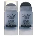 Olay, Masks, Pore Detox, глиняная маска-стик с черным древесным углем, 48 г (1,7 унции)