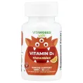 VitaWorks, витамин D3 для детей, апельсин, 120 жевательных таблеток