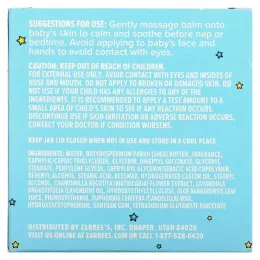 Zarbee's, Детский, успокаивающий массажный бальзам с ароматом лаванды и ромашки, 56 г (2 унции)