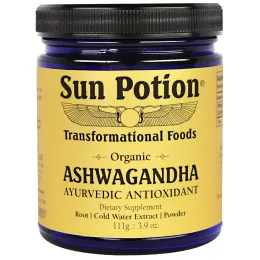 Sun Potion, Ashwagandha Powder, Organic, 3.9 oz (111 g)