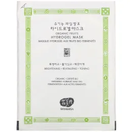 Whamisa, Organic Fruits, Hydrogel Mask, 1 Sheet