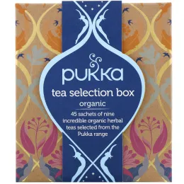 Pukka Herbs, Набор органического чая, 9 травяных чаев, 45 чайных пакетиков