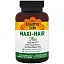Витамины для волос Country Life Maxi Hair Plus 5000 мкг, 120 растительных капсул