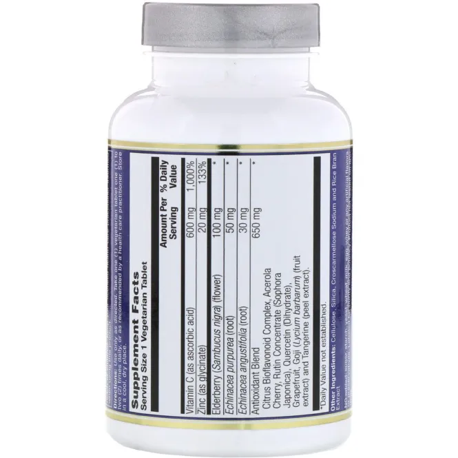 Vita Logic, C-Zinz with Echinacea, 50 Vegetarian Tablets