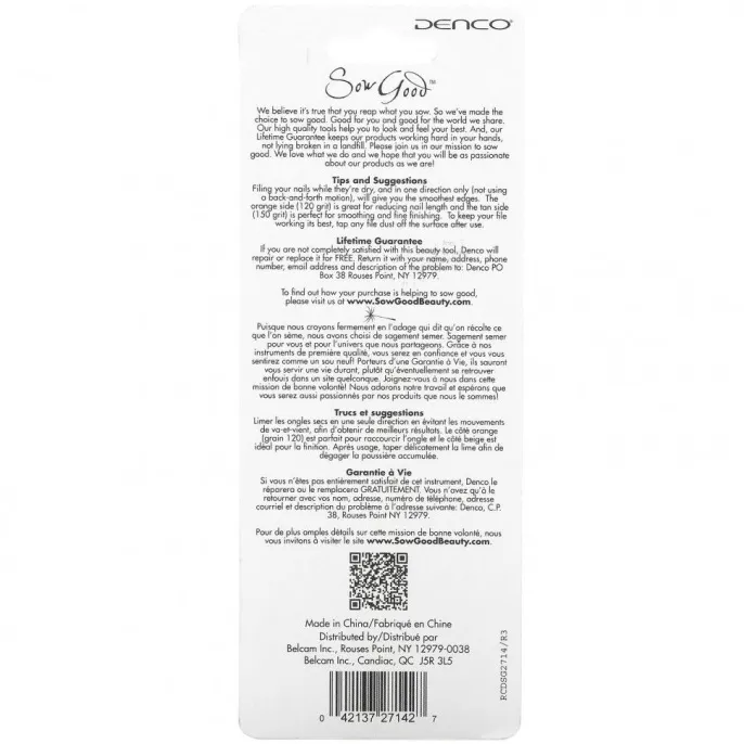 Sow Good, пилочки для ногтей, 10 штук