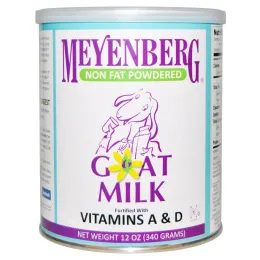 Meyenberg Goat Milk, Meyenberg Goat Milk, Обезжиренное сухое козье молоко, 12 унций (340 г
