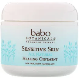 Babo Botanicals, Для чувствительной кожи, абсолютно натуральный продукт, лечебная мазь, 4 унц. (113 г.)